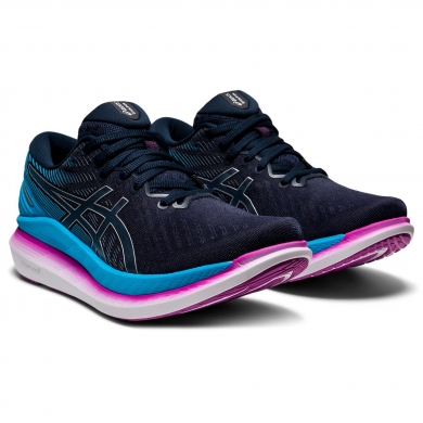 Asics Laufschuhe GlideRide 2 (Dämpfung) dunkelblau Damen